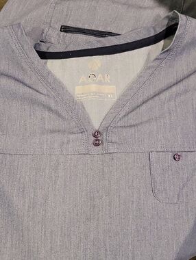 Ada Womens Heather Blue Scrub Set ADAR